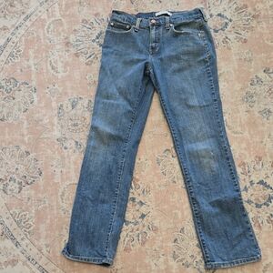 Levis 505 Straight Leg Classic Blue Denim Jeans Classic 5 Pocket Stretch 4 S/C